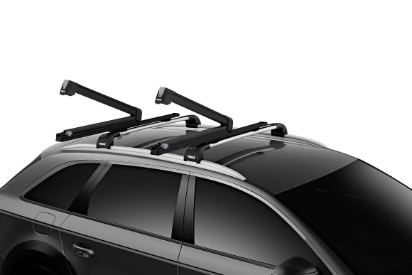 Thule SnowPack Extender ski carrier for 5 pairs of skis, black Thule SnowPack Extender ski carrier for 5 pairs of skis, black