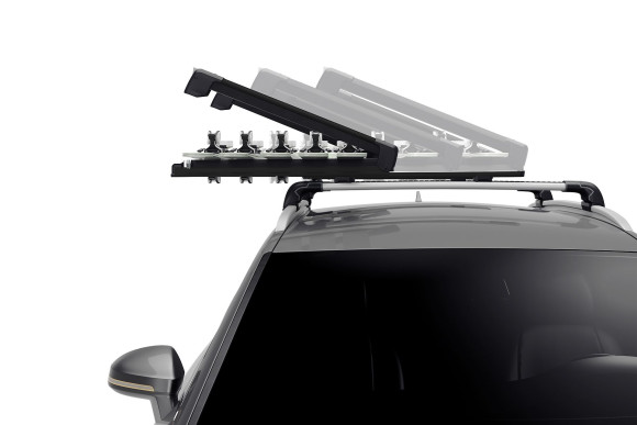 Thule SnowPack Extender ski carrier for 5 pairs of skis, black Thule SnowPack Extender ski carrier for 5 pairs of skis, black