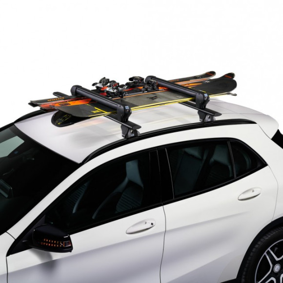 Cruz ski carrier for 6 pairs of skis, black