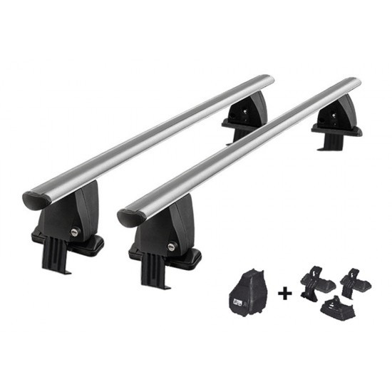 Roof rack MENABO DELTA XL  for smooth roof, aluminum