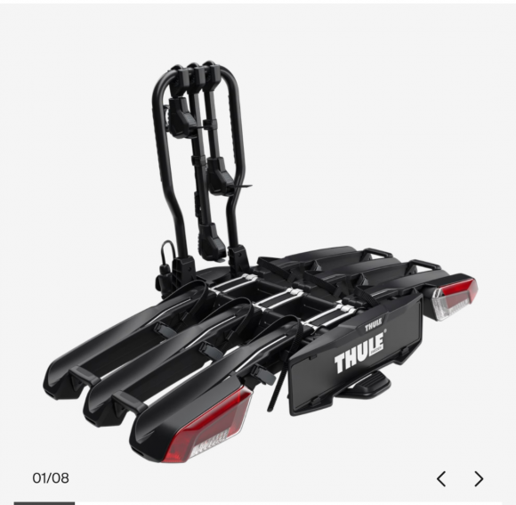 Thule EasyFold 3 towbar bike rack for 3 bikes