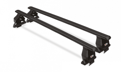 Roof rack MENABO TEMA 130см for smooth roof, black