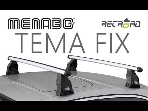  Roof rack MENABO TEMA 130cm, for fix points on the roof, ALU