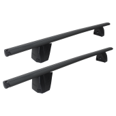 Roof rack MENABO DELTA L, for fix points on the roof, Black
