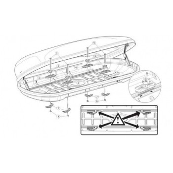 Autobox Menabo Marathon 460 black Autobox Menabo Marathon 460 black