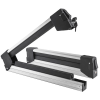 Ski and snowboard racks for roof bars